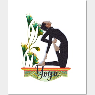 yoga lover Posters and Art